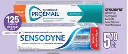 Jean Coutu SENSODYNE Toothpaste offer