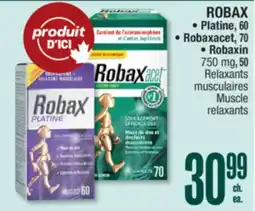 Jean Coutu ROBAX, Platine, Robaxacet, Robaxin Muscle relaxants offer