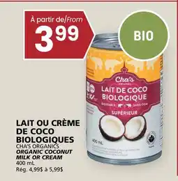 Rachelle-Bery Grocery ORGANIC COCONUT MILK OR CREAM offer