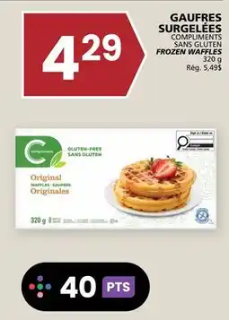 Rachelle-Bery Grocery COMPLIMENTS SANS GLUTEN FROZEN WAFFLES offer