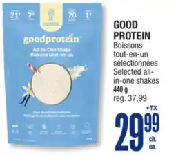 Jean Coutu GOOD PROTEIN All-In-One Shake offer
