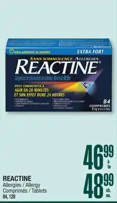 Jean Coutu REACTINE Allergy offer