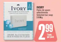 Jean Coutu IVORY Selected bar soap offer