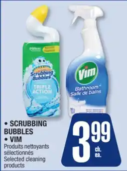 Jean Coutu • SCRUBBING BUBBLES • VIM Selected cleaning products offer