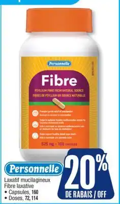 Jean Coutu PERSONNELLE Laxatif mucilagineux Fibre laxative offer
