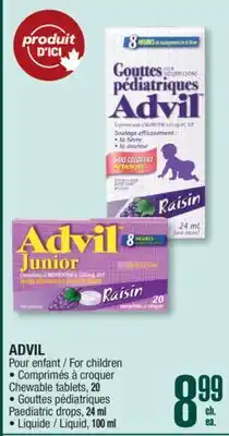 Jean Coutu ADVIL For children offer