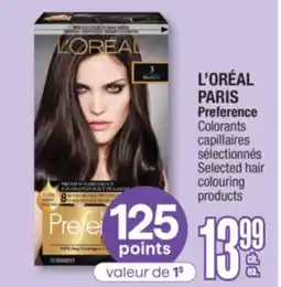 Jean Coutu L'OREAL PARIS Selected hair colouring products offer