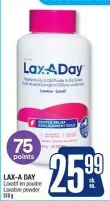 Jean Coutu LAX-A-DAY offer