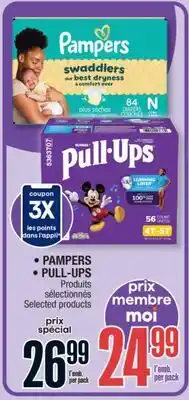 Jean Coutu • PAMPERS • PULL-UPS Selected products offer