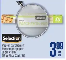 Jean Coutu Parchment paper offer