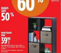 Canadian Tire For LIVING 6-Cube Cabinet offer