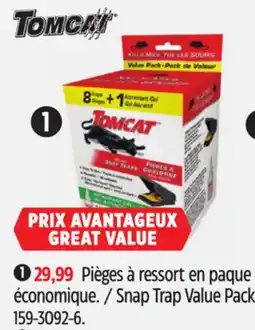 Canadian Tire Tomcat Snap Trap Value Pack offer