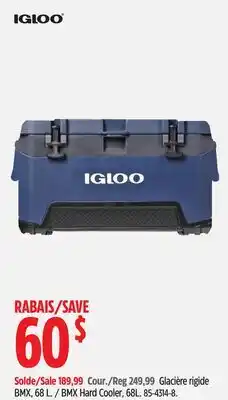 Canadian Tire BMX Hard Cooler, 68L offer