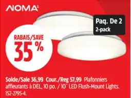 Canadian Tire Noma 10 LED Flush-Mount Lights offer