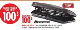Canadian Tire MOTOMASTER Rooftop Cargo Box offer