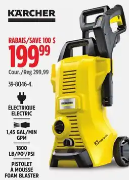 Canadian Tire Karcher electric pressure washer offer
