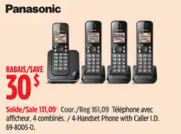 Canadian Tire 4-Handset Phone with Caller I.D offer