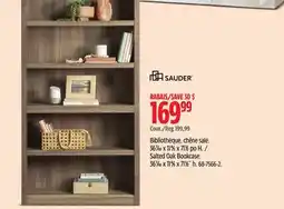 Canadian Tire Salted Oak Bookcase offer