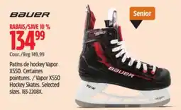 Canadian Tire Bauer Vapor X550 Hockey Skates offer