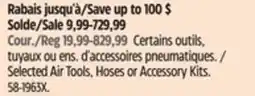 Canadian Tire Selected Air Tools, Hoses or Accessory Kits offer