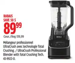 Canadian Tire NINJA UltraCrush Professional Blender with Total Crushing Tech offer