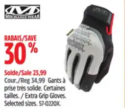 Canadian Tire Mechanix Wear Extra Grip Gloves offer
