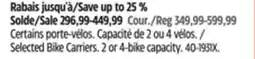 Canadian Tire Raleigh Selected Bike Carriers offer