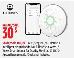 Canadian Tire Airthings Wave Smart Indoor Air Quality Monitor offer