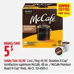 Canadian Tire McCafe Premium Roast K-Cup Pods offer