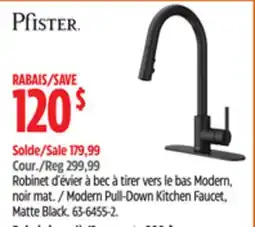 Canadian Tire Modern Pull-Down Kitchen Faucet, Matte Black offer