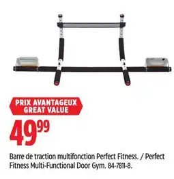 Canadian Tire Perfect Fitness Multi-Functional Door Gym offer