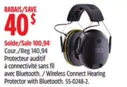 Canadian Tire 3M Wireless Connect Hearing Protector with Bluetooth offer