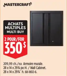 Canadian Tire Mastercraft Wall Cabinet offer