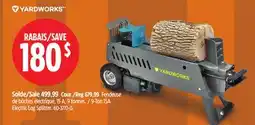 Canadian Tire YARDWORKS 9-Ton 15A Electric Log Splitter offer