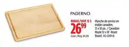 Canadian Tire PADERNO Canadian Maple 12 x 18˝ Roast Board offer