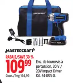 Canadian Tire 20V Impact Driver Kit offer