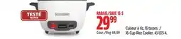 Canadian Tire BLACK + DECKER 16-Cup Rice Cooker offer