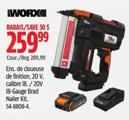 Canadian Tire 20V 18-Gauge Brad Nailer Kit offer