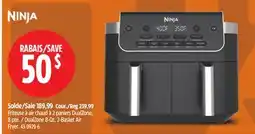 Canadian Tire NINJA DualZone 8-Qt, 2-Basket Air Fryer offer