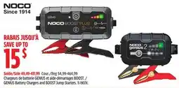 Canadian Tire GENIUS Battery Chargers and BOOST Jump Starters offer