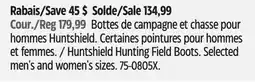 Canadian Tire Huntshield Hunting Field Boots offer