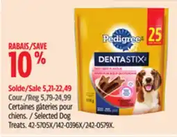 Canadian Tire Pedigree Selected Dog Treats offer