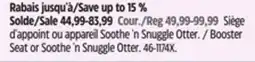 Canadian Tire Fisher Price Booster Seat or Soothe 'n Snuggle Otter offer