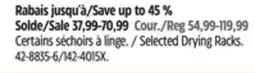 Canadian Tire Selected Drying Racks offer