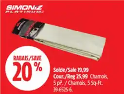 Canadian Tire Simoniz Platinum Chamois, 5 Sq-Ft offer