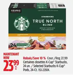 Canadian Tire Selected Starbucks K-Cup Pods offer