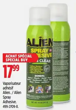 Canadian Tire Alien Spray Adhesive offer