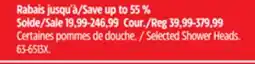 Canadian Tire Peerless Selected Shower Heads offer