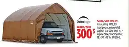 Canadian Tire ShelterLogic Alpine SUV/Truck Shelter, 13 x 20 x 12' h offer