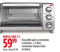 Canadian Tire Black + Decker 4-Slice Convection Toaster Oven offer
